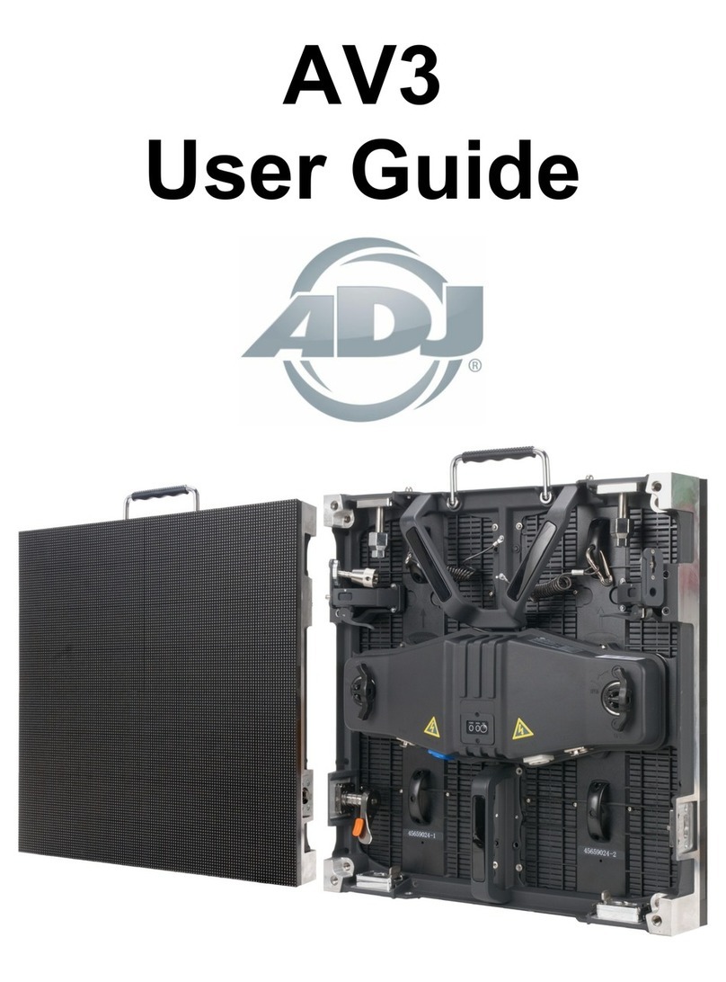 ADJ AV3 User manual