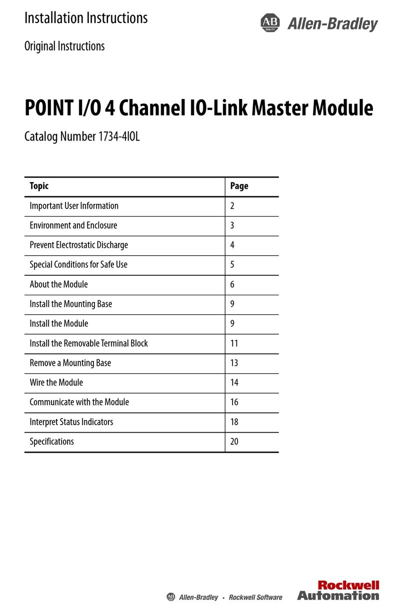 Allen-Bradley POINT I/O 1734-4IOL installation instructions