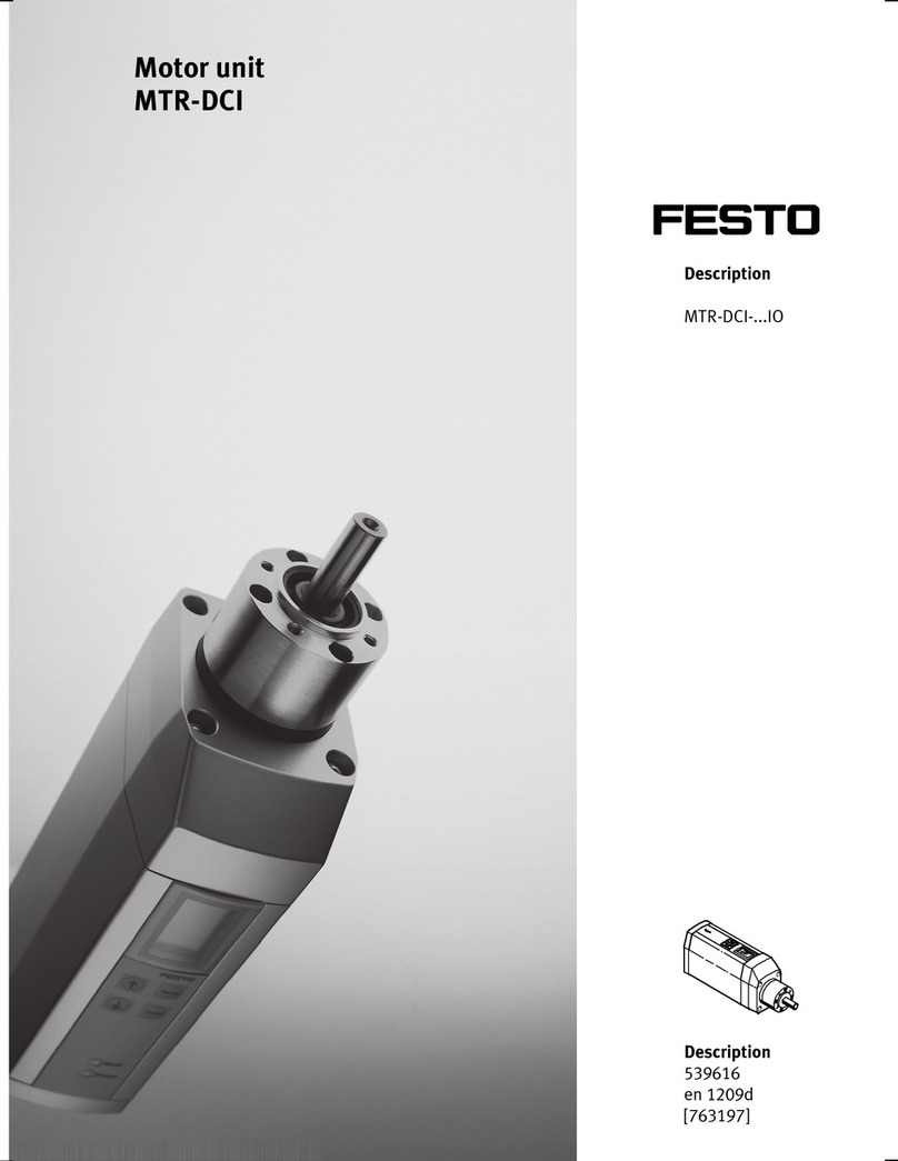 Festo MTR-DCI-...IO Series Operating and installation instructions