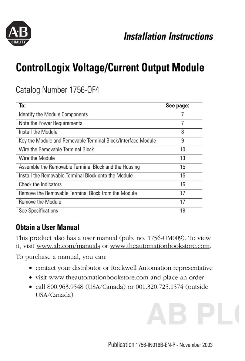Allen-Bradley ControlLogix 1756-OF4 User manual