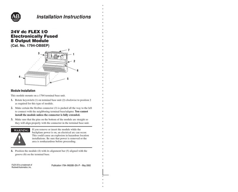 Allen-Bradley FLEX I/O 1794-OB8EP User manual