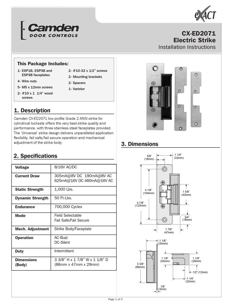 CAMDEN CX-ED2071 User manual