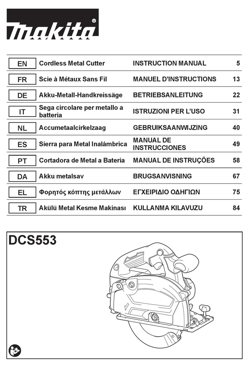 Makita DCS553 instruction manual