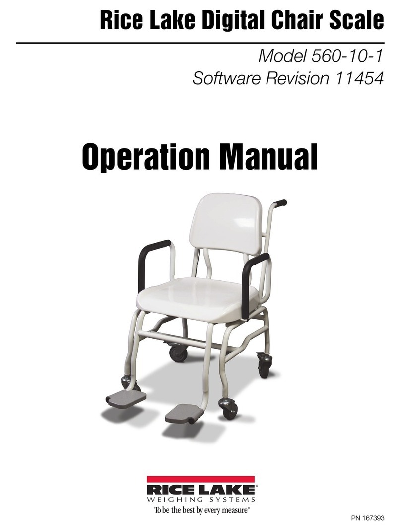 Rice Lake 560-10-1 Operation manual