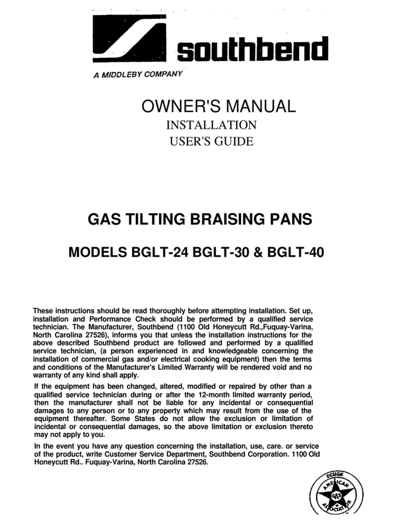 Southbend BGLT-24 owner's manual