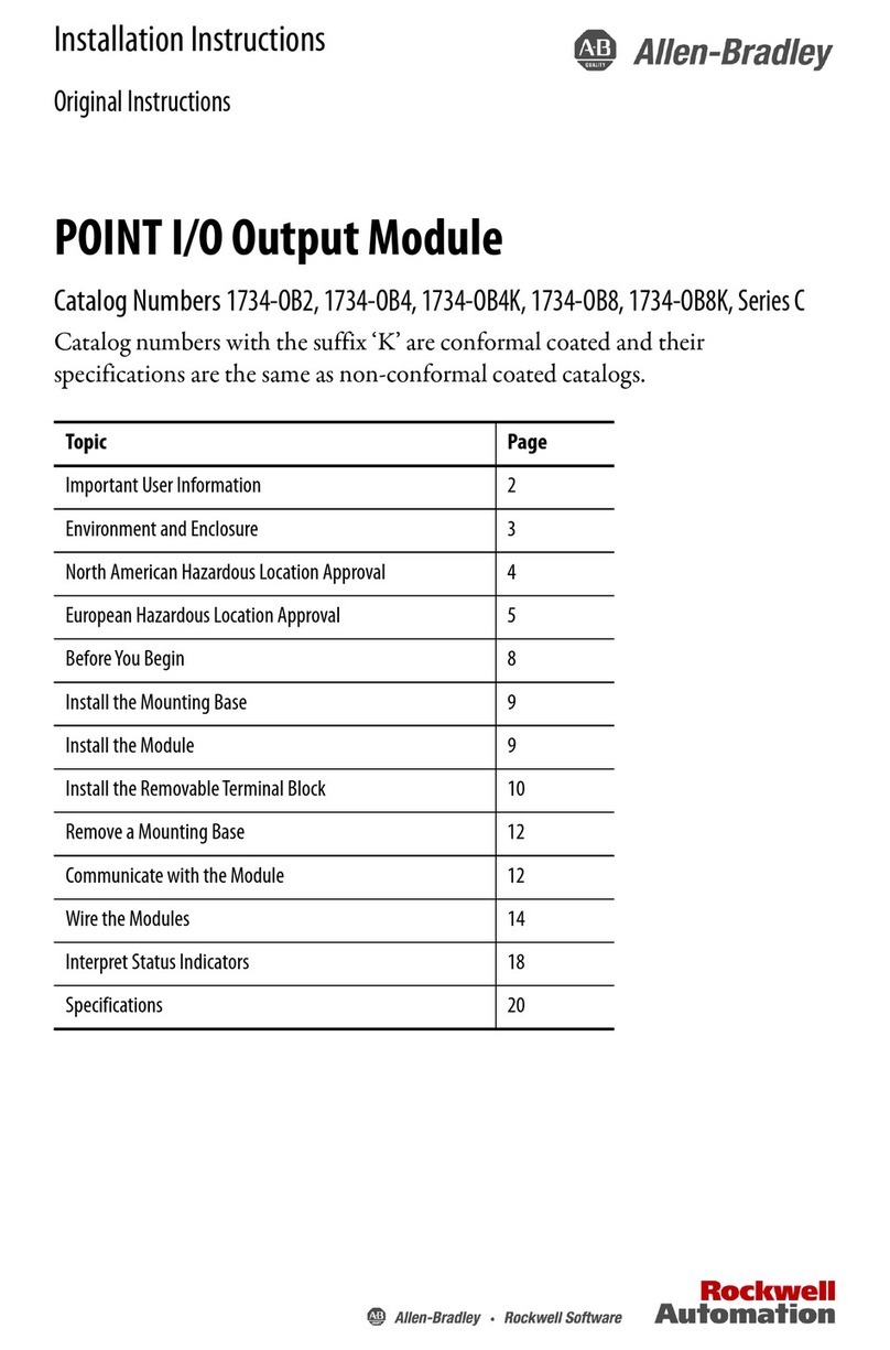 Allen-Bradley POINT I/O 1734-OB2 User manual