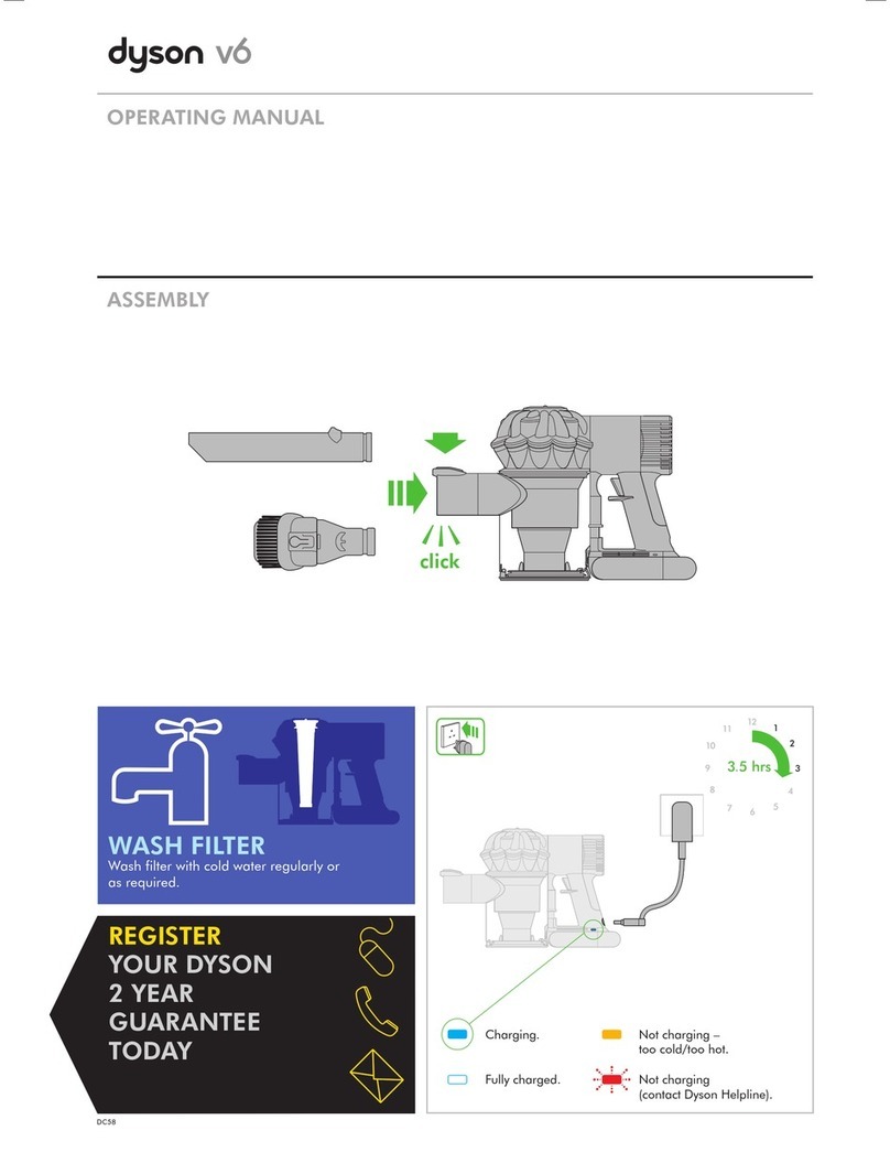Dyson V6 Absolute User manual Dyson V6 Absolute User manual
