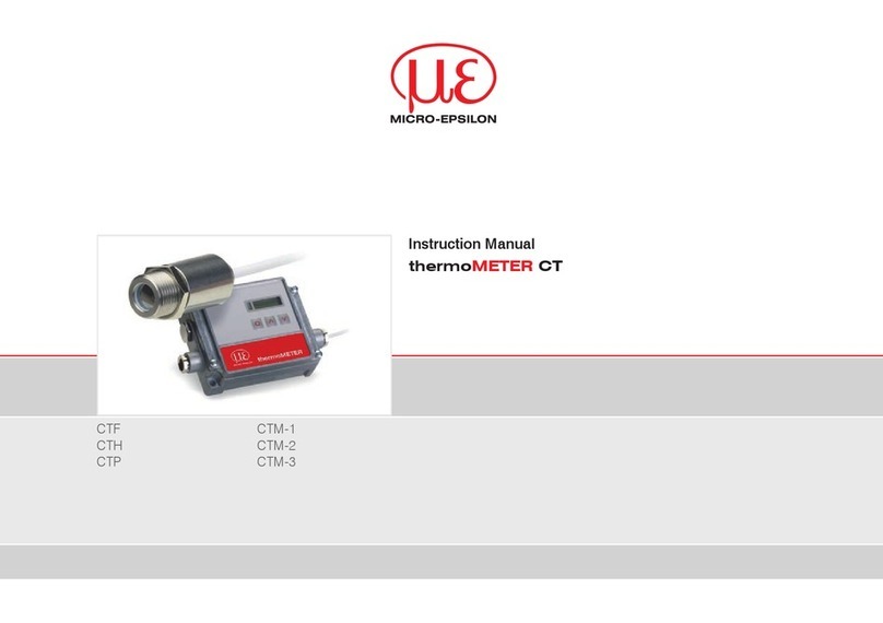 MICRO-EPSILON thermoMETER CT User manual