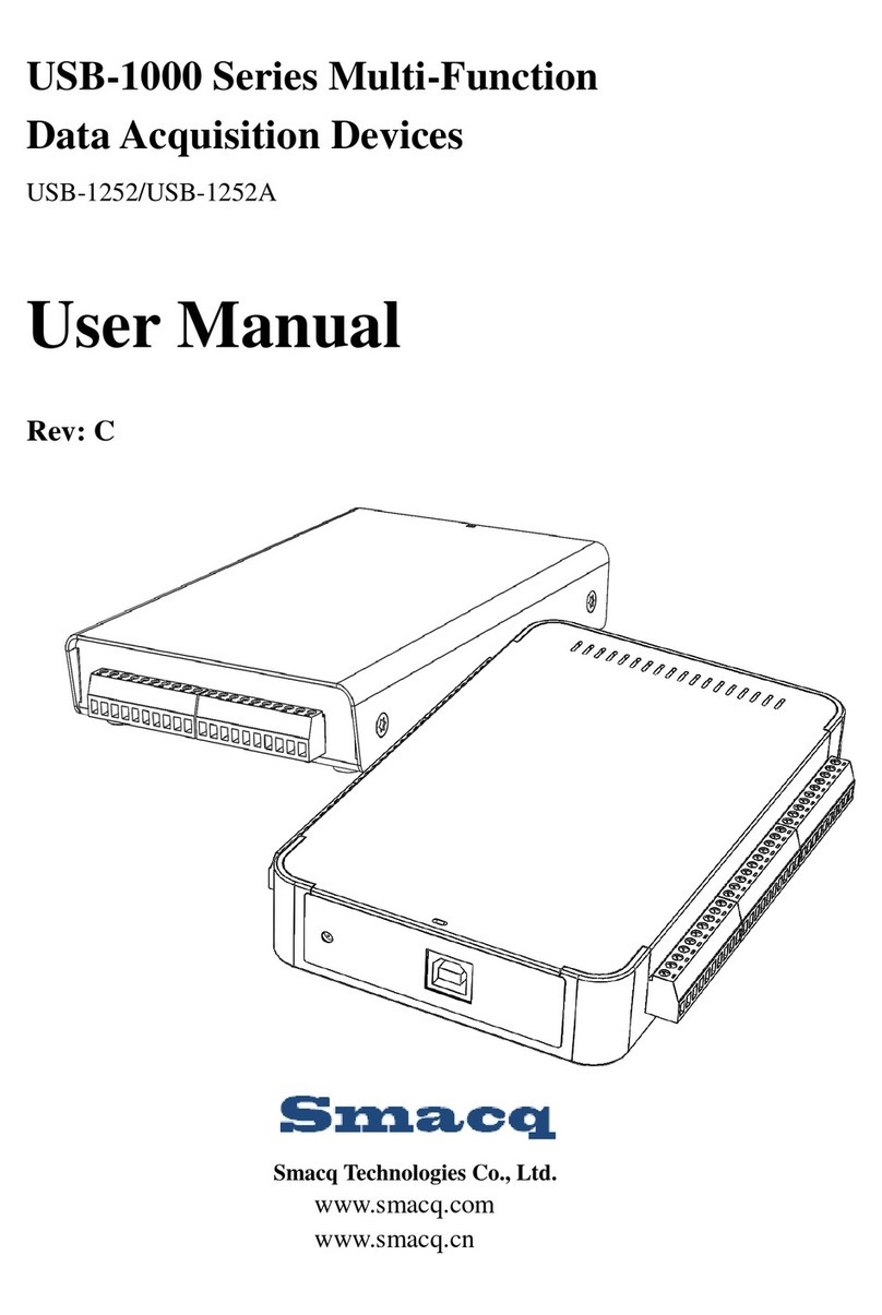 Smacq Technologies Co., Ltd. USB-1000 Series user manual