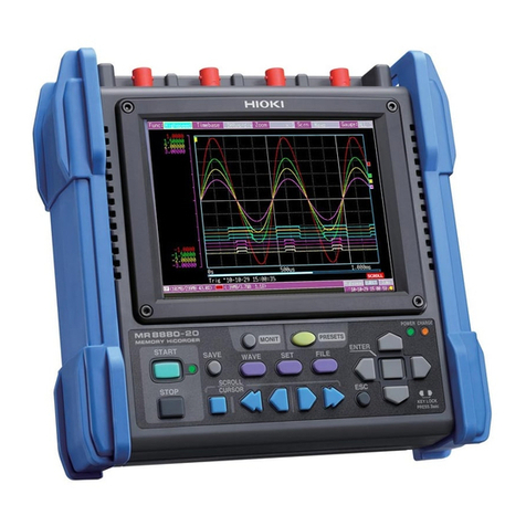 Hioki MR8880-20 instruction manual