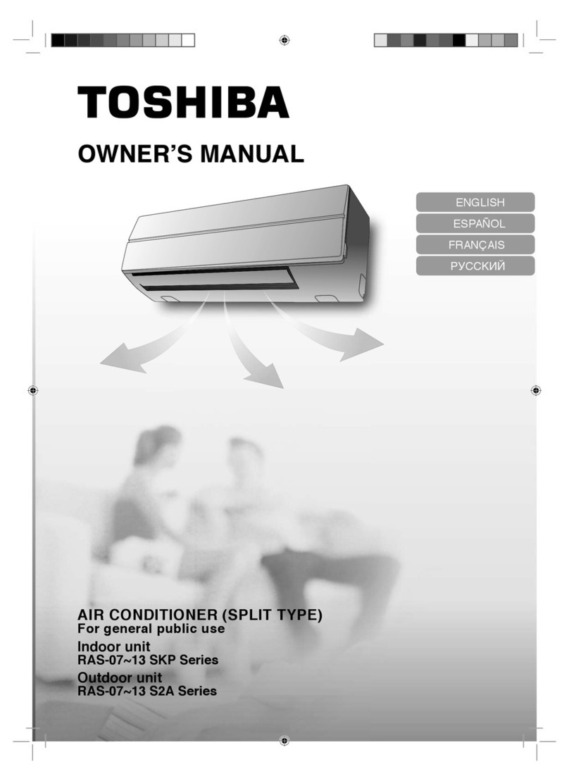Toshiba RAS-07~13 S2A SeriesRAS-13SKP-E User manual