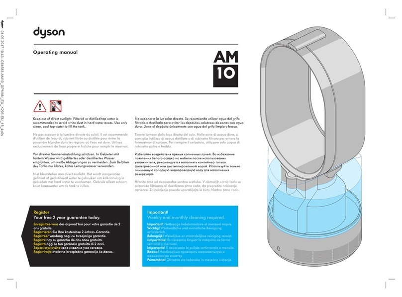 Dyson AM10 User manual