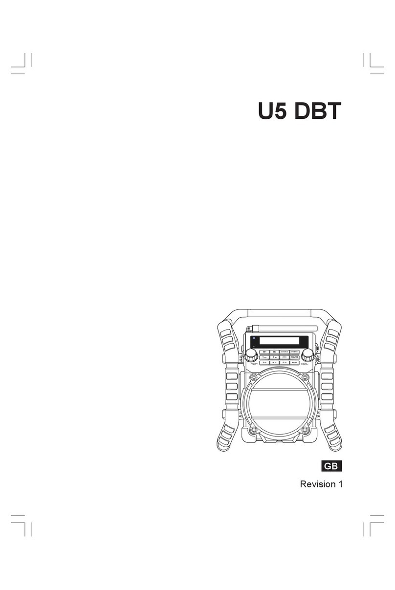 Sangean U5 DBT User manual Sangean U5 DBT User manual