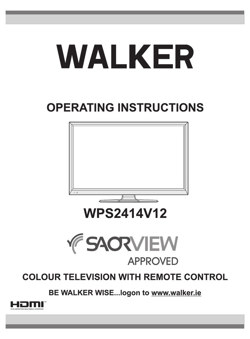 Walker WPS2414V12 operating instructions