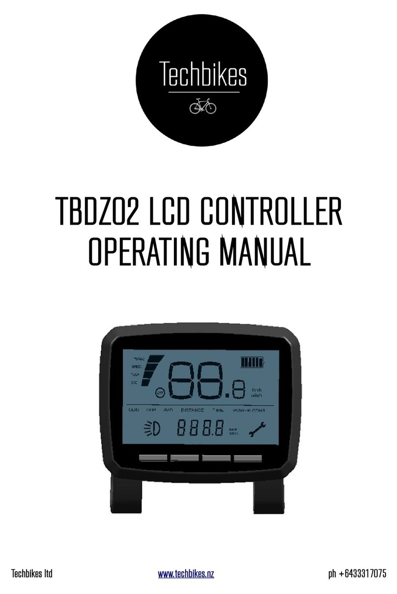 Techbikes ltd TBDZ02 operating manual