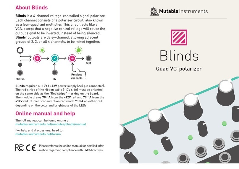 Mutable Instruments Blinds user manual