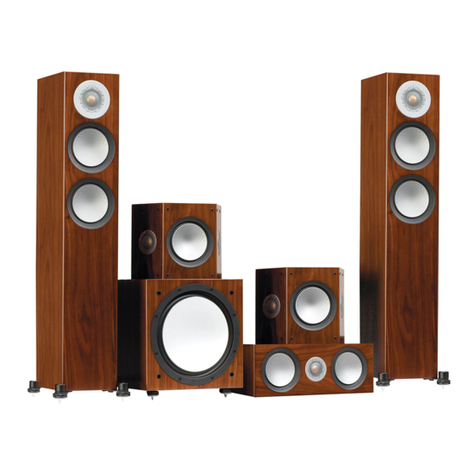 Monitor Audio Silver series owner's manual