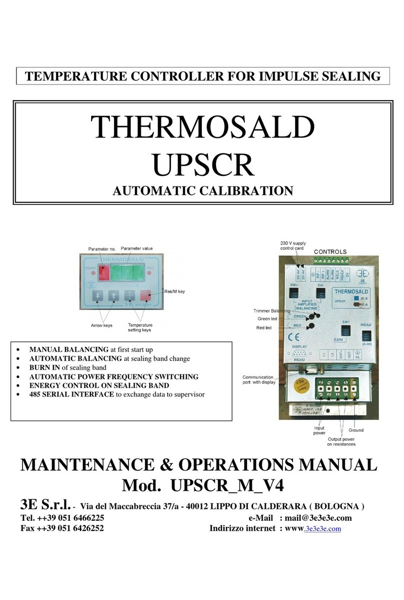 THERMOSALD UPSCR Series Maintenance & Operation Manual