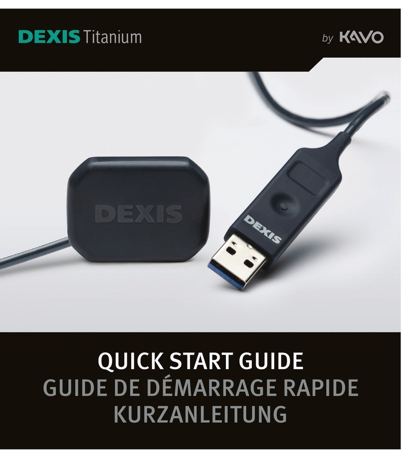 KaVo Dexis Titanium quick start guide