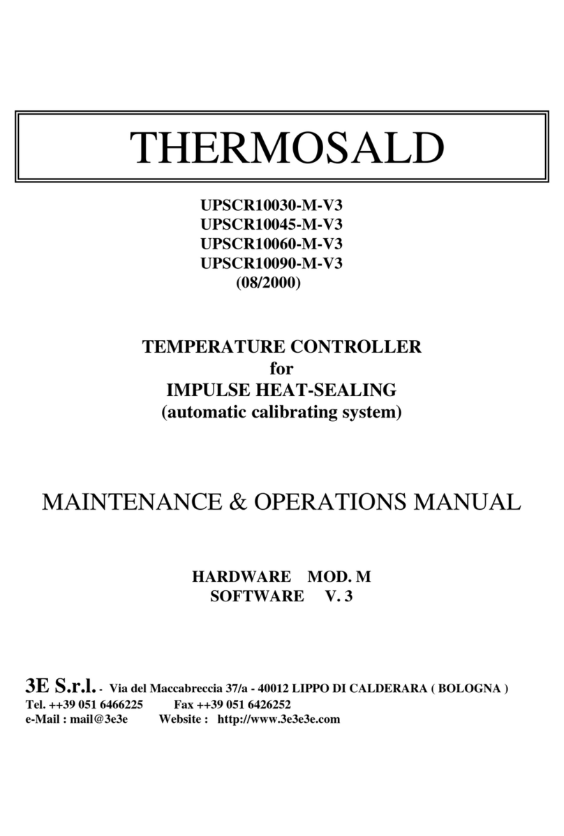 THERMOSALD UPSCR10030-M-V3 Maintenance & Operation Manual