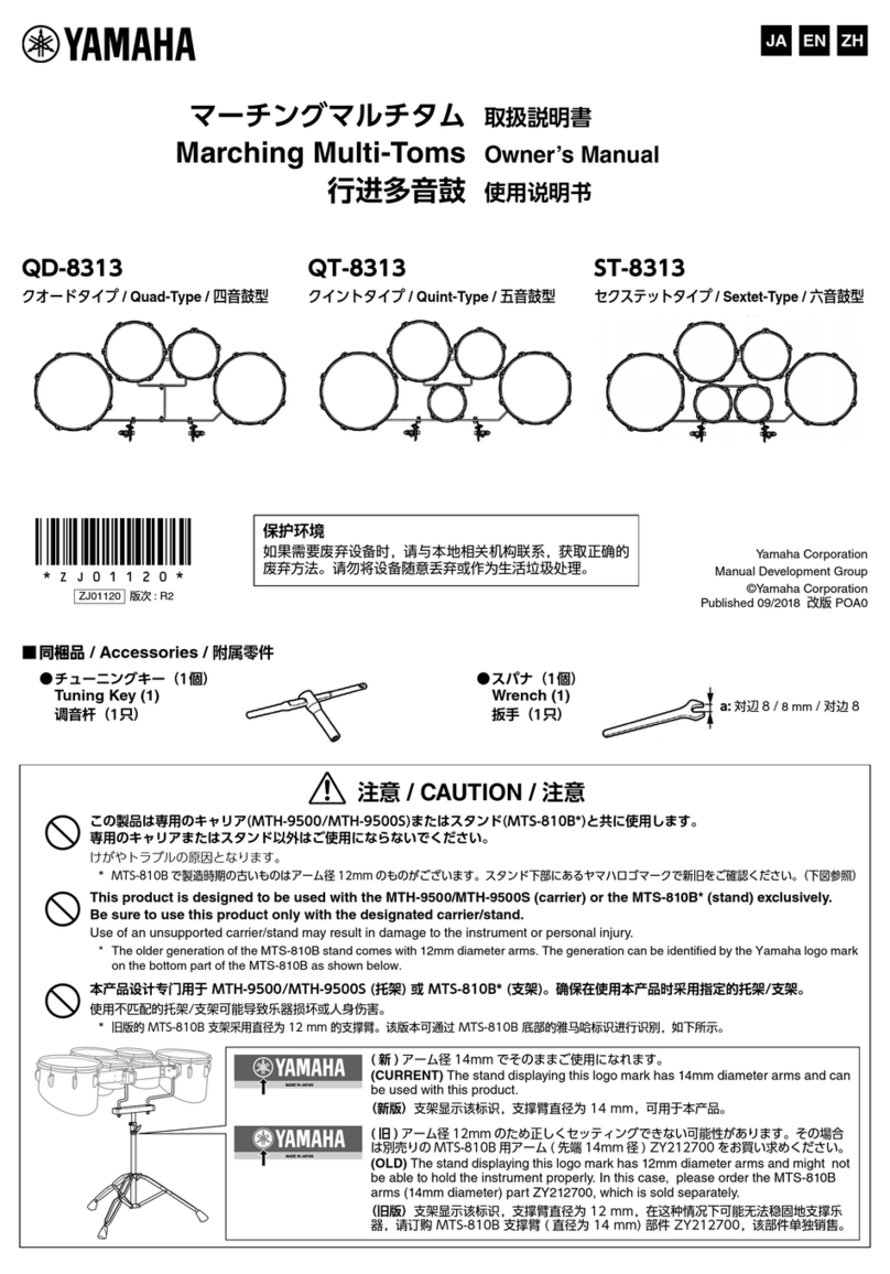 Yamaha QD-8313 User manual