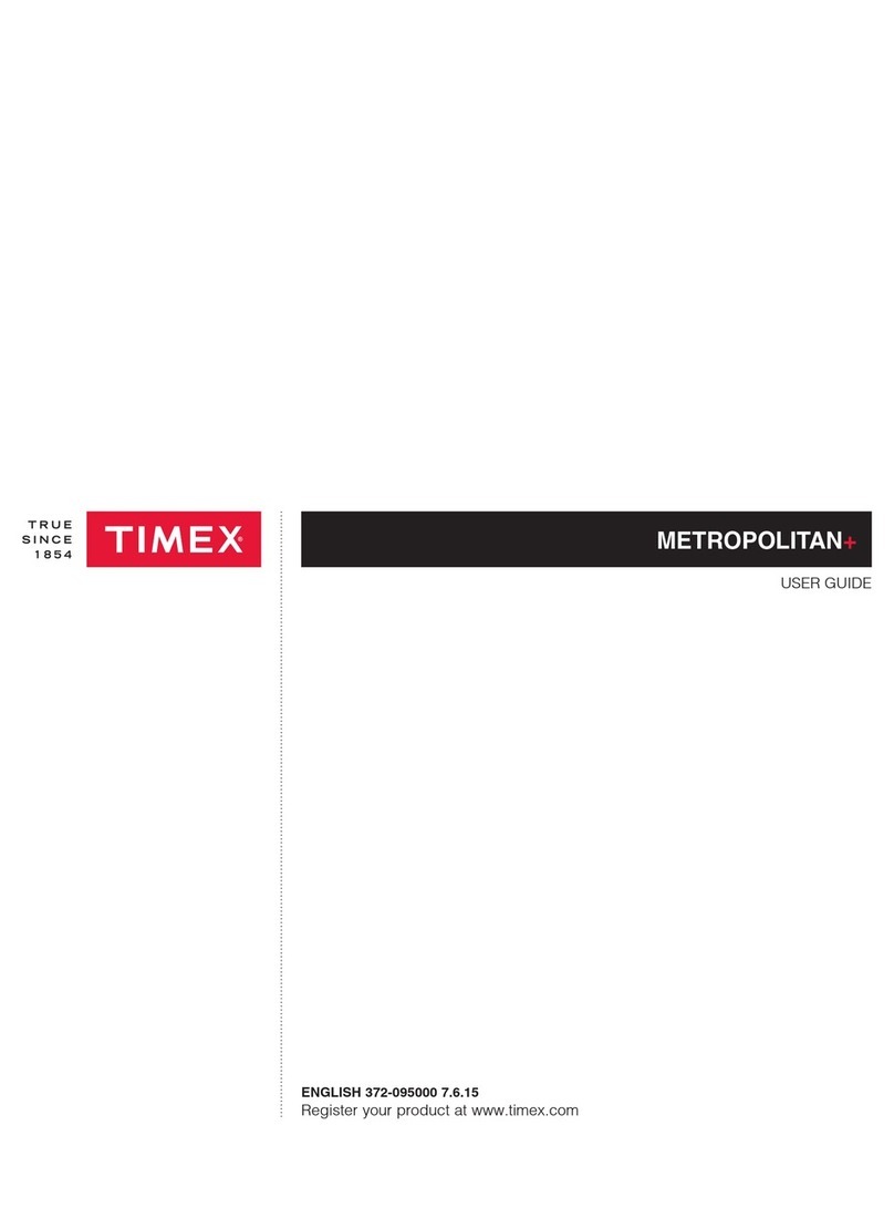 Timex Metropolitan+ User manual