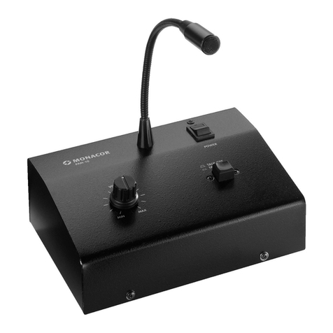 Monacor PAM-10 User manual