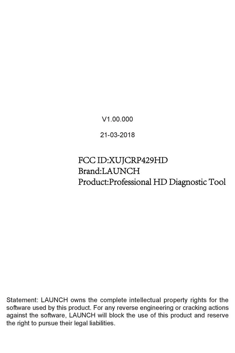 LAUNCH TECH CRP 429HD user manual