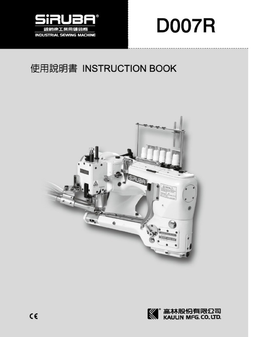 Siruba D007R User manual Siruba D007R User manual