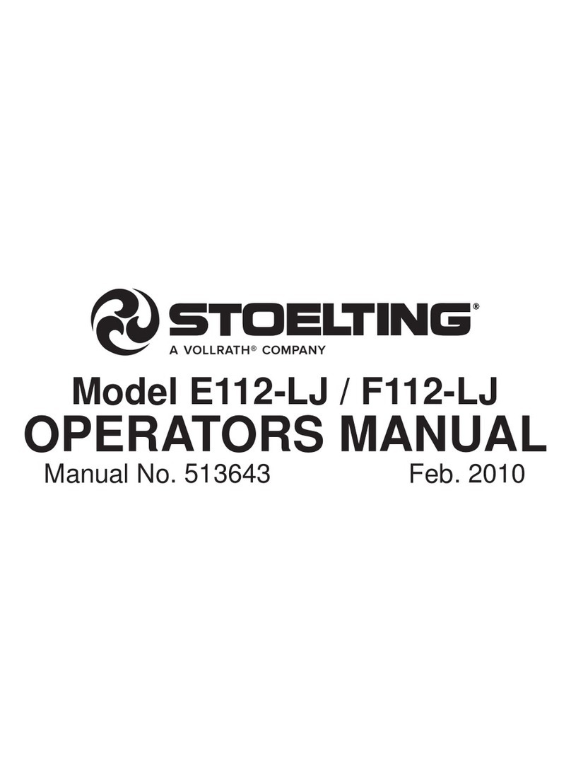 Stoelting E112-LJ Operator's manual
