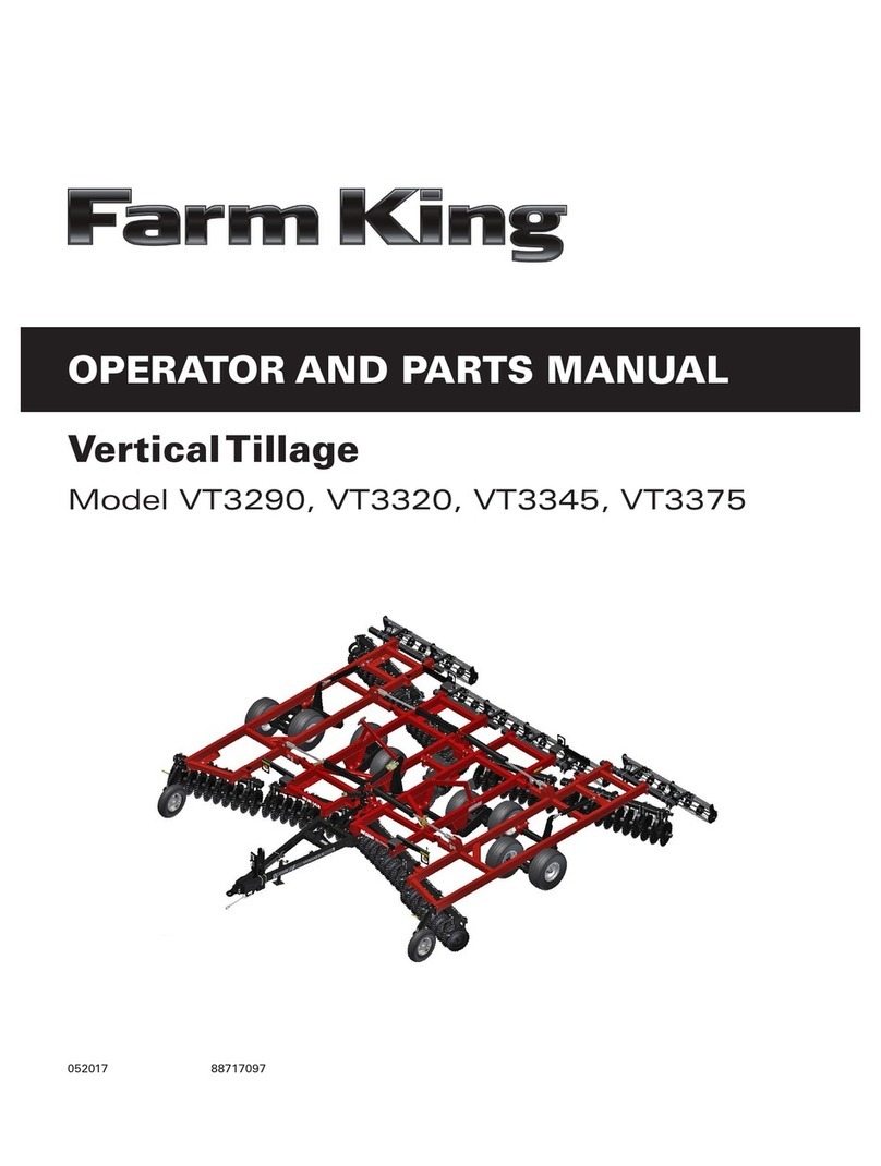 Farm King VT3290 Operator and parts manual