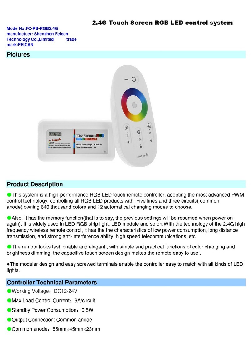 FEICAN FC-PB-RGB2.4G manual