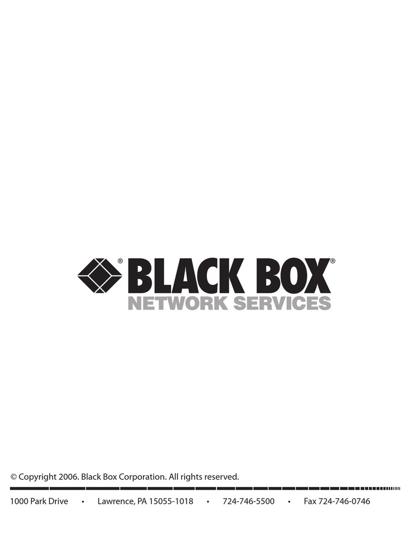 Black Box RS-232 Series manual