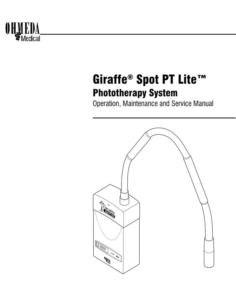 Ohmeda Giraffe Spot PT Lite Maintenance service manual Ohmeda Giraffe Spot PT Lite Maintenance service manual