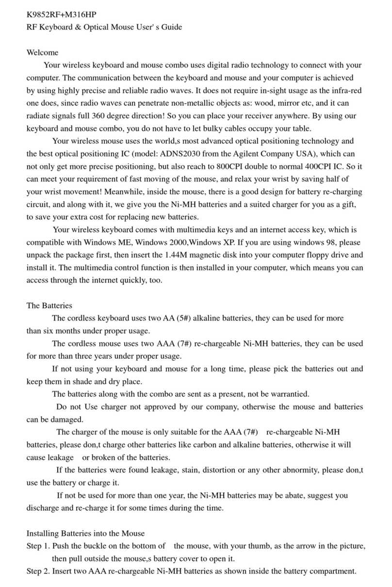 World Tech K9852RF user guide