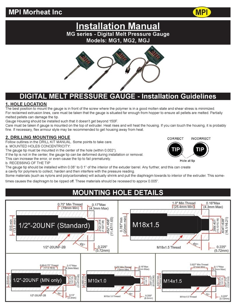 MPI Morheat MG1 installation manual