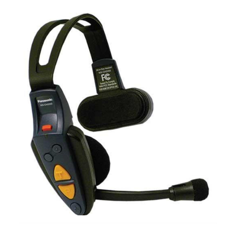 Panasonic WXCH2050 - WIRELESS ORDER TAKER User manual