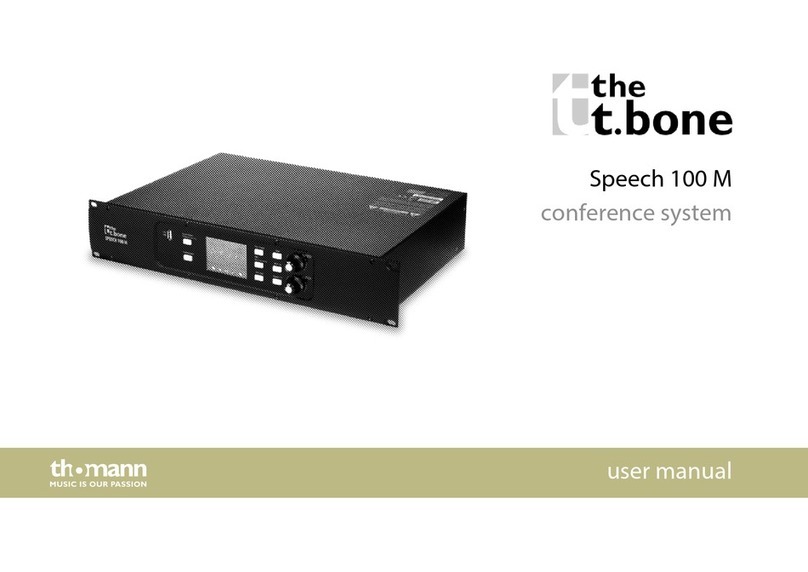 thomann the t.bone Speech 100 M user manual