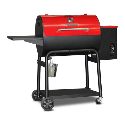 Myron Mixon Smokers Pitmaster Q3 47102 Instructions for assembly and operation