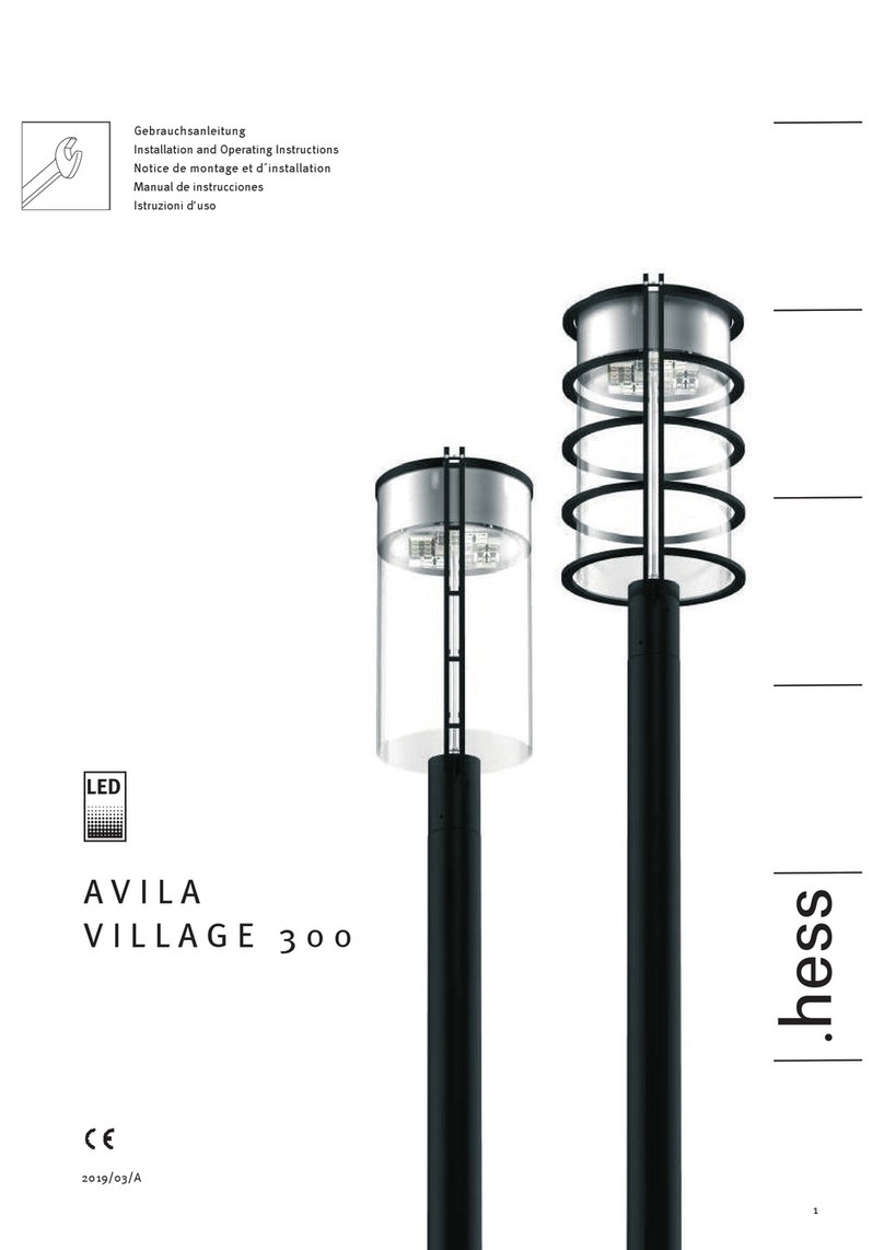 Hess AVILA Installation and operating instructions