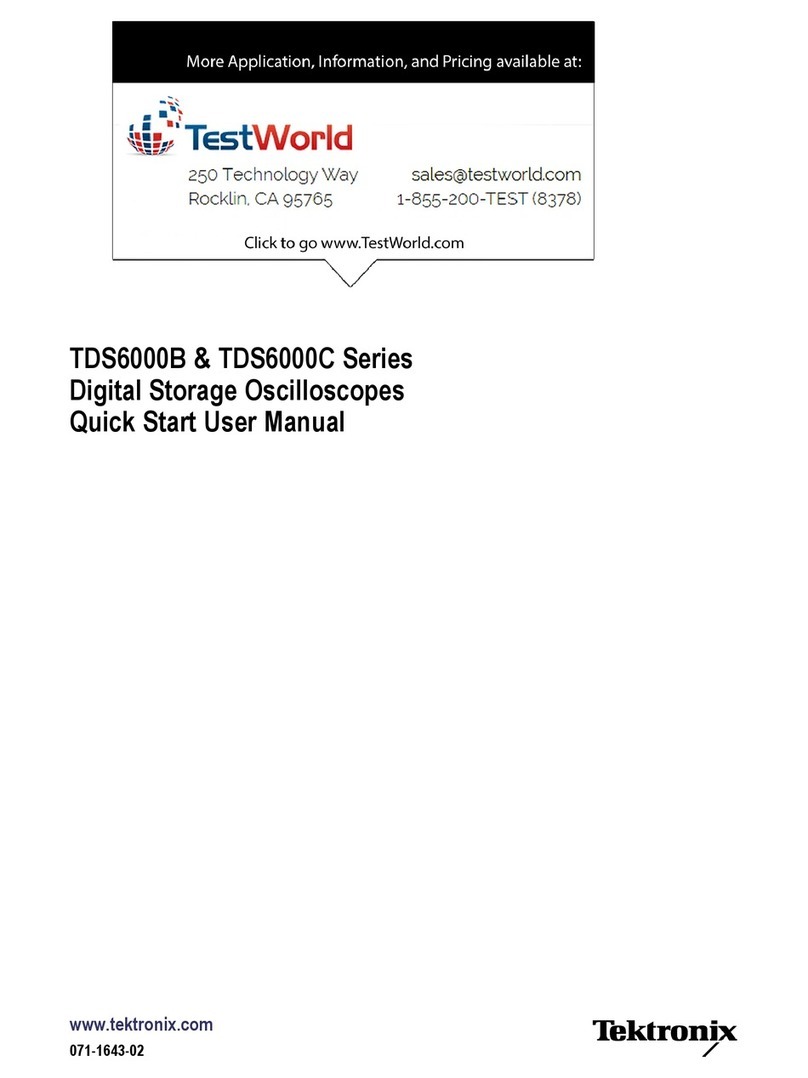 Tektronix TDS6000B Series Manual