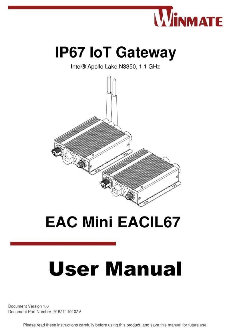 Winmate EAC Mini EACIL67 User manual