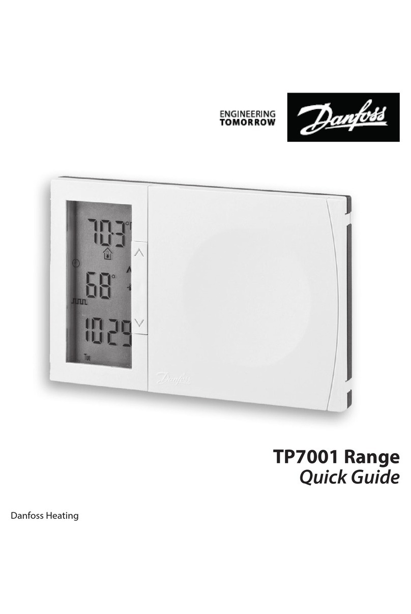 Danfoss TP7001 series User manual Danfoss TP7001 series User manual