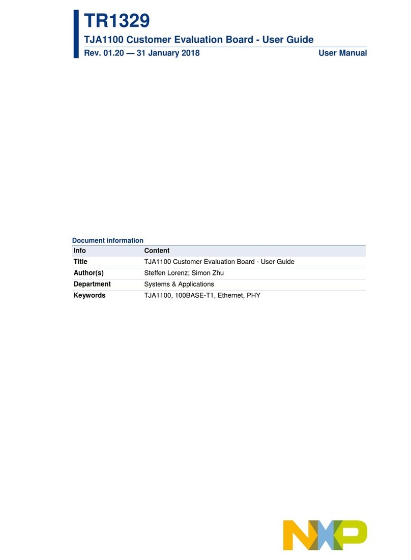 NXP Semiconductors TJA1100 User manual