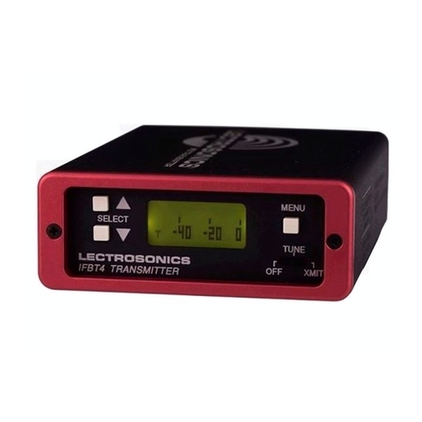 Lectrosonics IFBT4-VHF User manual