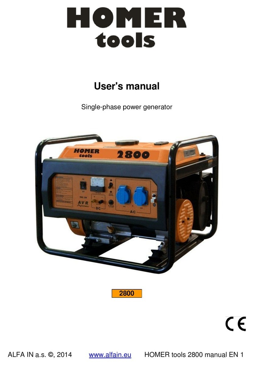HOMER tools 2800 user manual