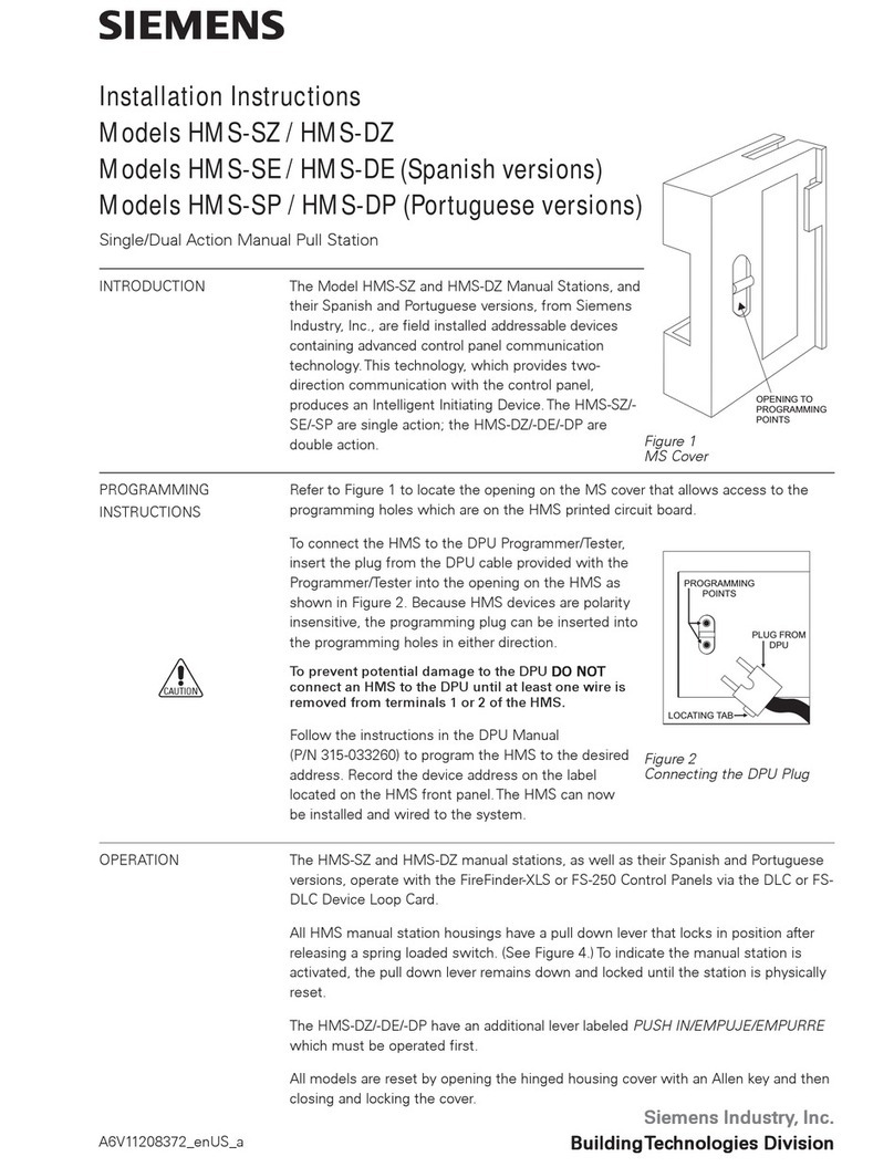 Siemens HMS-SZ User manual
