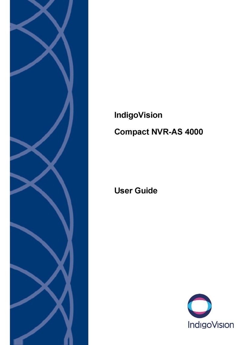 IndigoVision Compact NVR-AS 4000 user guide