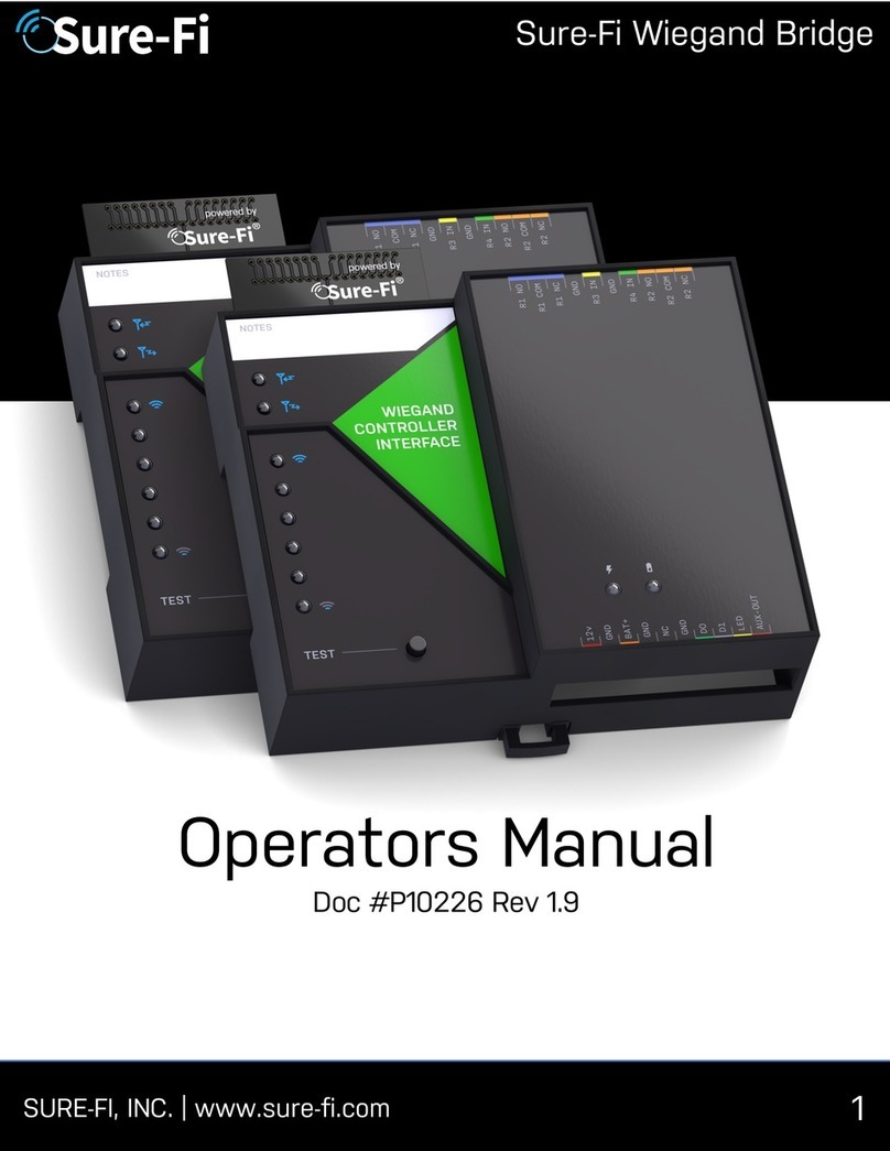 Sure-Fi, Inc. DS004-BRIDGE Operator's manual Sure-Fi, Inc. DS004-BRIDGE Operator's manual