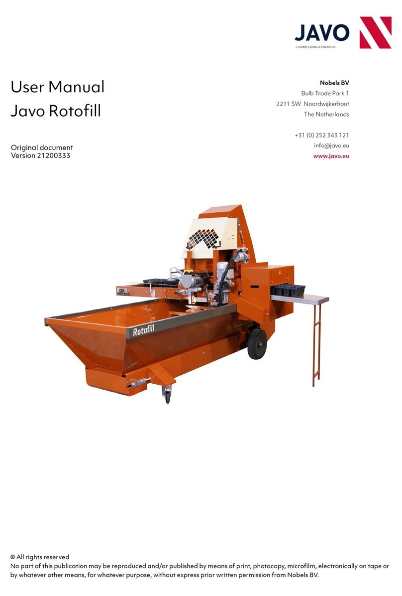 Javo Rotofill User manual